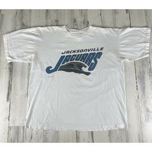 VINTAGE 1993 NFL Jacksonville Jaguars Single Stitch Tee XL -Crable Sportswear